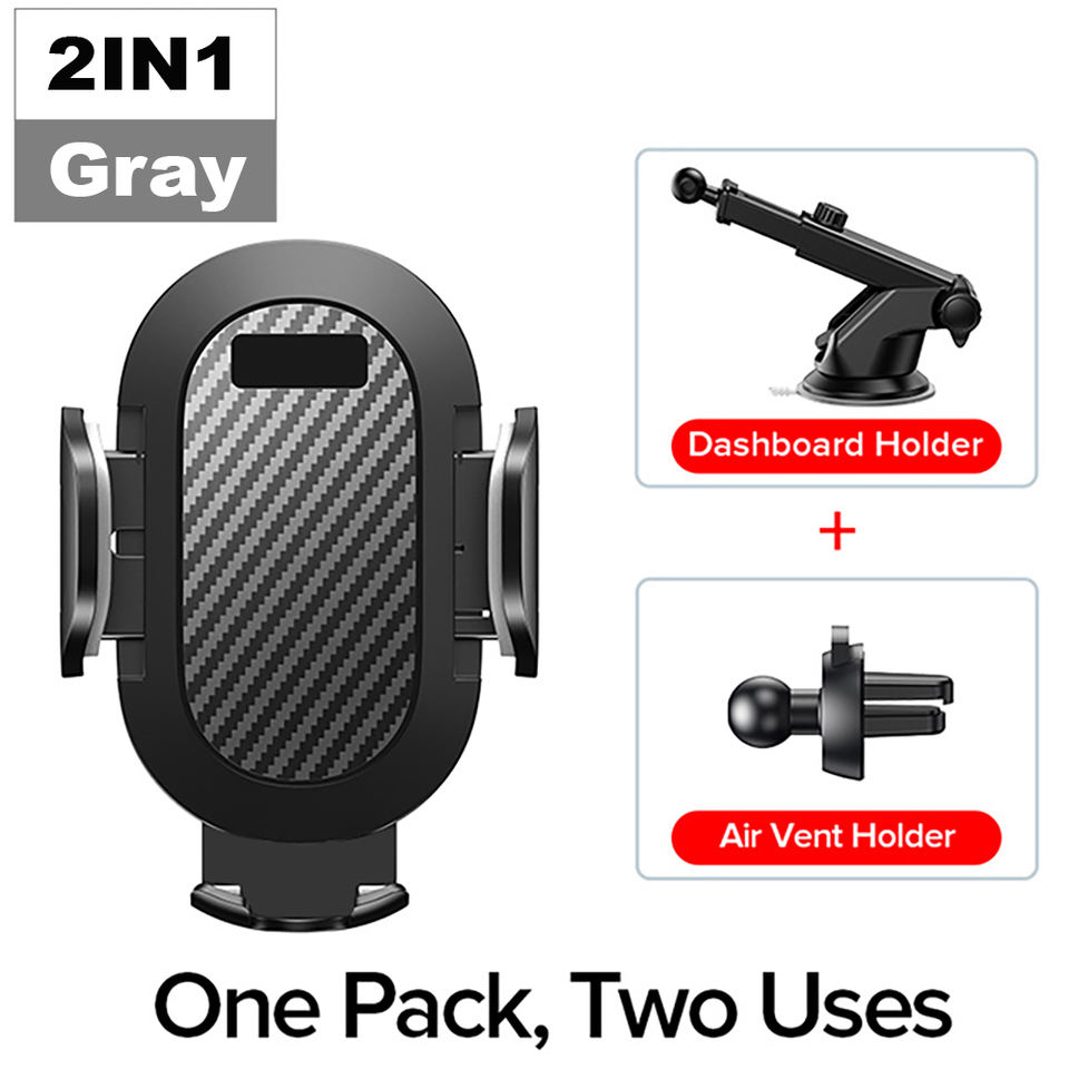 Ainoo 2-in-1 Mobile Phone Holder – Dashboard & Air Vent Mount - Image 5